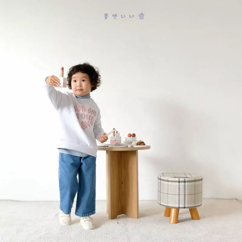 Paul & Nina - Korean Children Fashion - #minifashionista - Heart Fleece Sweatshirt - 12
