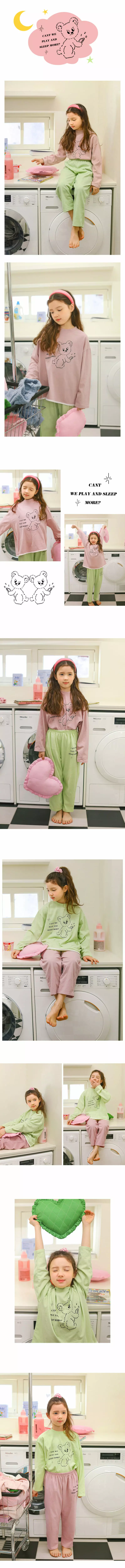 Peach-Cream - Korean Junior Fashion - #designkidswear - Finger Tee - 2