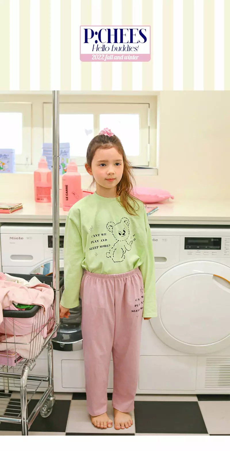 Peach-Cream - Korean Junior Fashion - #todddlerfashion - Finger Pants