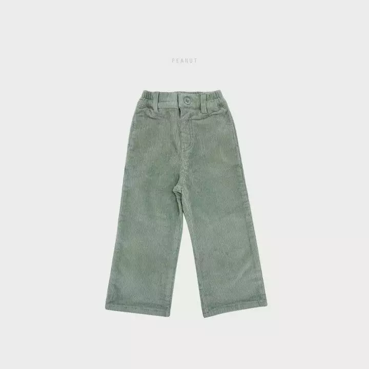 Peanut - Korean Children Fashion - #childrensboutique - Ted Rib Pants - 5