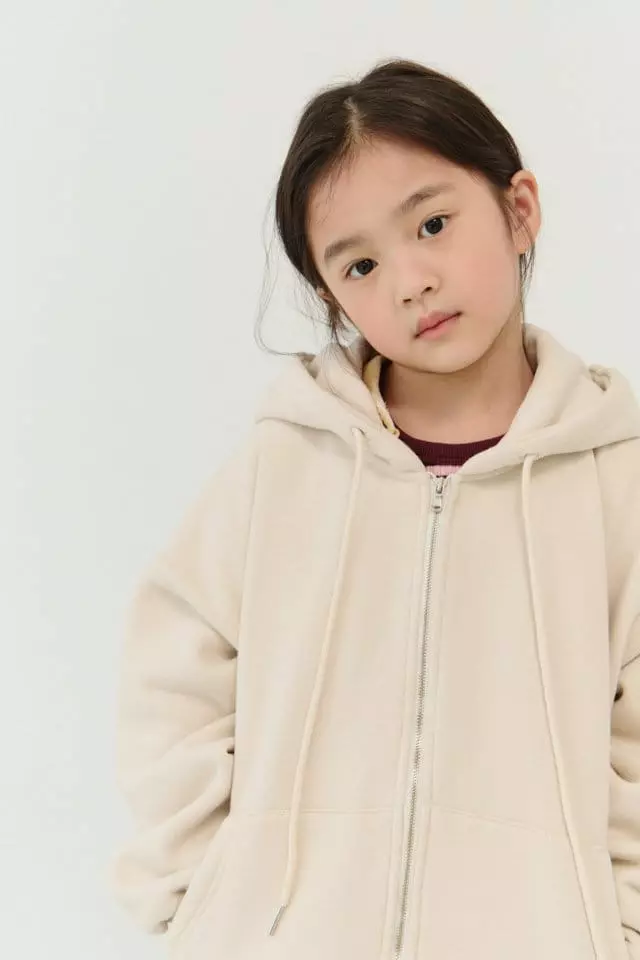 Peanut - Korean Children Fashion - #designkidswear - Peanut Hoody Zip-up with Mom - 4