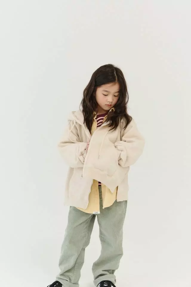 Peanut - Korean Children Fashion - #fashionkids - Peanut Hoody Zip-up with Mom - 5