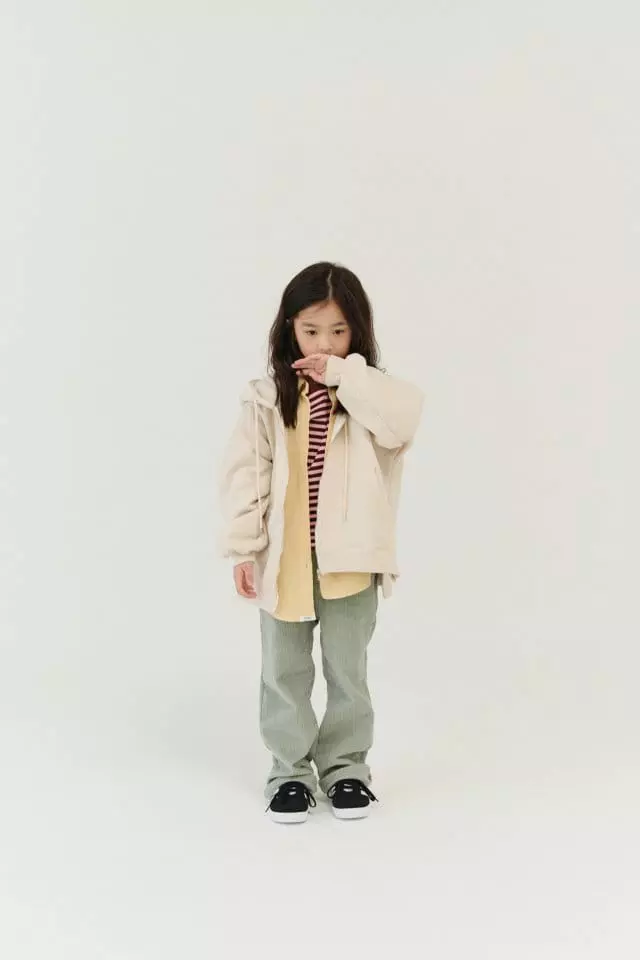 Peanut - Korean Children Fashion - #kidsshorts - Peanut Hoody Zip-up with Mom - 6