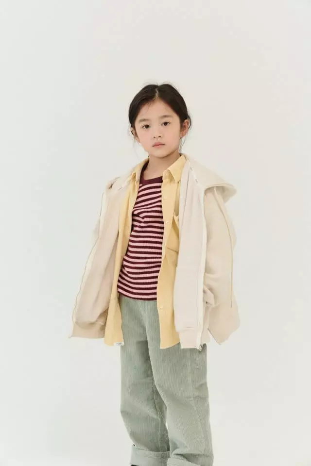 Peanut - Korean Children Fashion - #kidzfashiontrend - Peanut Hoody Zip-up with Mom - 8