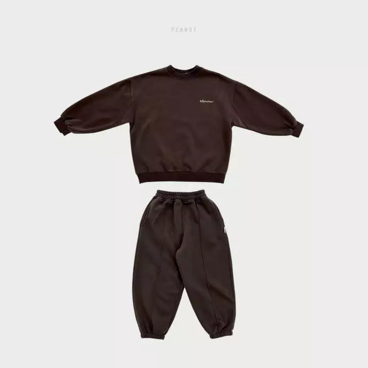 Peanut - Korean Children Fashion - #kidzfashiontrend - Signiture Top Bottom Set