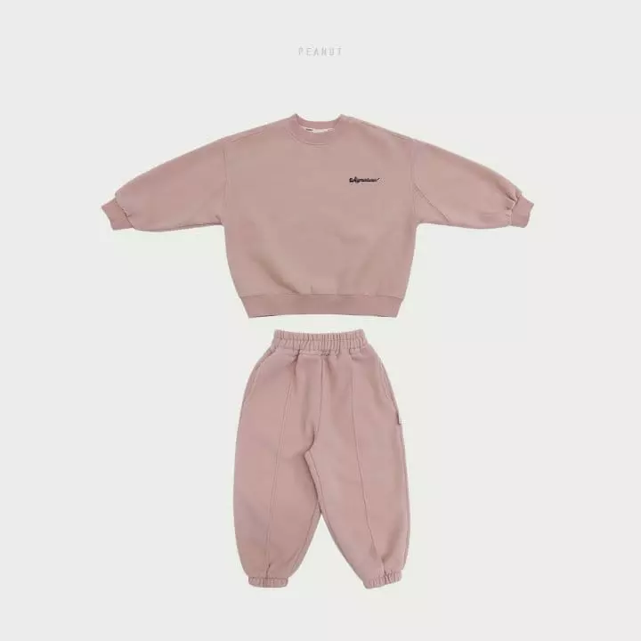 Peanut - Korean Children Fashion - #littlefashionista - Signiture Top Bottom Set - 4