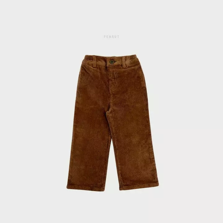 Peanut - Korean Children Fashion - #toddlerclothing - Ted Rib Pants - 2