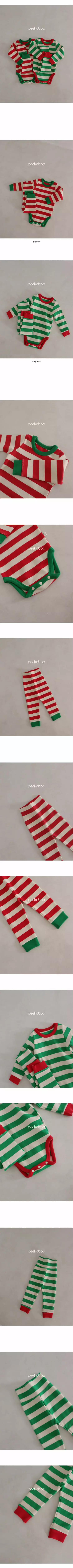 Peekaboo - Korean Baby Fashion - #babyfever - Ppippi Bodysuit Set - 3