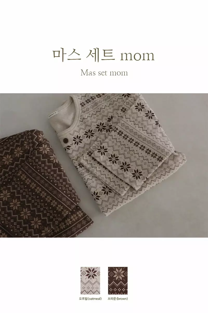 Peekaboo - Korean Women Fashion - #momslook - Mom Mas Set