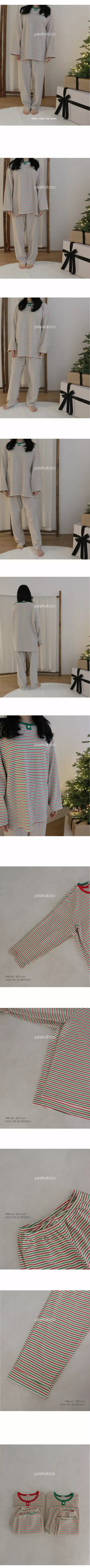Peekaboo - Korean Women Fashion - #thatsdarling - Mom Christmas Pajamas - 6
