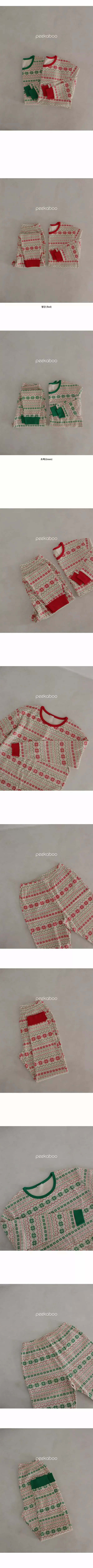 Peekaboo - Korean Women Fashion - #womensfashion - Mom Merry Set - 3