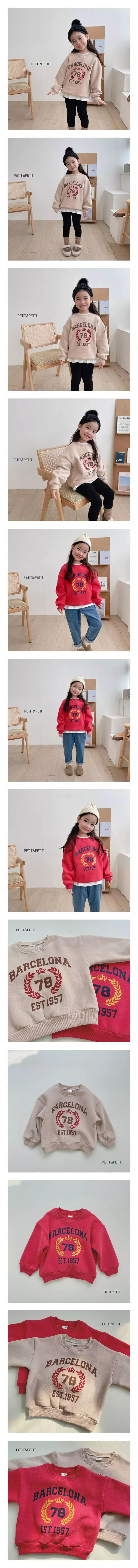 Petit & Petit - Korean Children Fashion - #fashionkids - Barcelona Sweatshirt