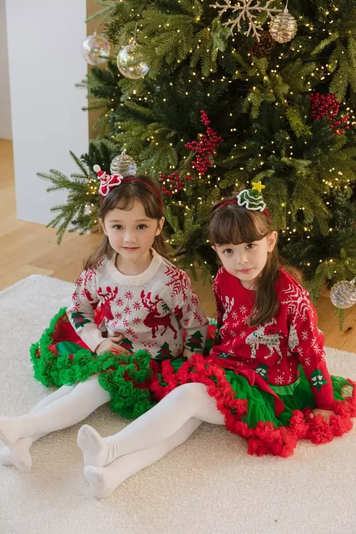Pink Berry - Korean Children Fashion - #Kfashion4kids - Rudolf Knit Tee - 6