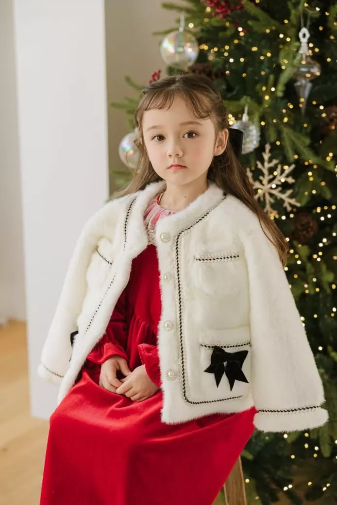 Pink Berry - Korean Children Fashion - #Kfashion4kids - Coco Mink Coar - 3