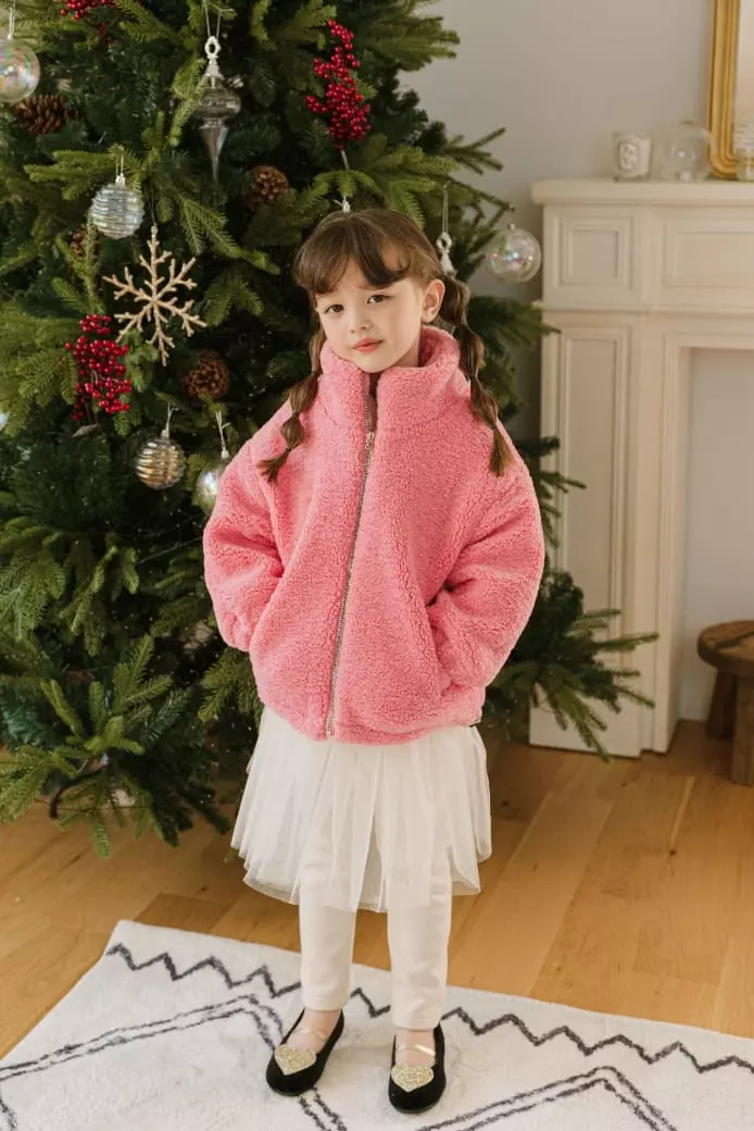 Pink Berry - Korean Children Fashion - #childofig - Rabbir Fleece Jumper - 8