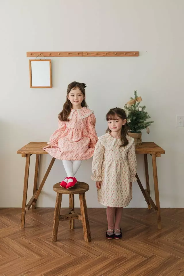 Pink Berry - Korean Children Fashion - #designkidswear - Rose One-piece - 3