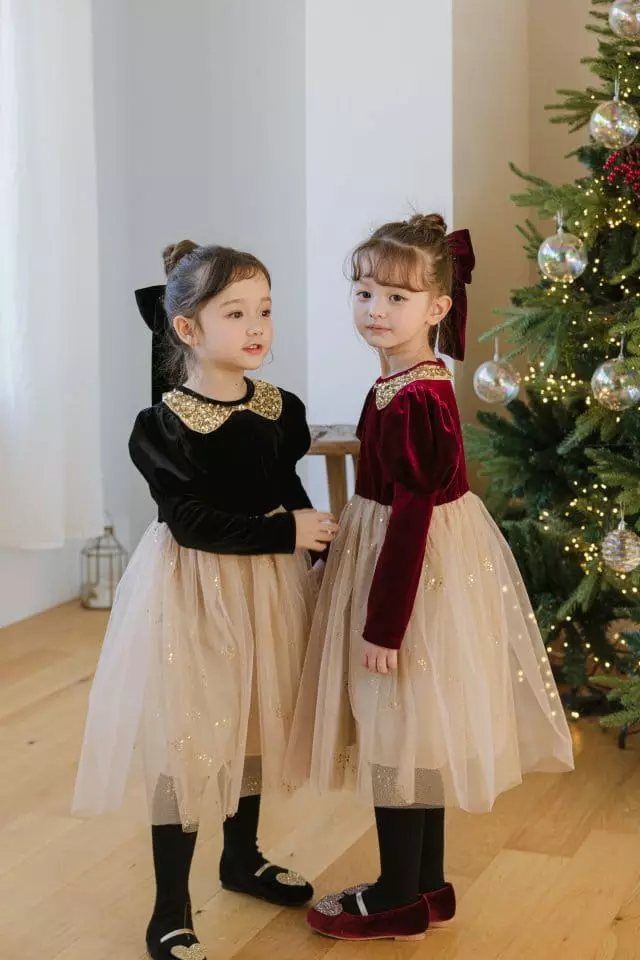 Pink Berry - Korean Children Fashion - #designkidswear - Velvet Ribbon Pin