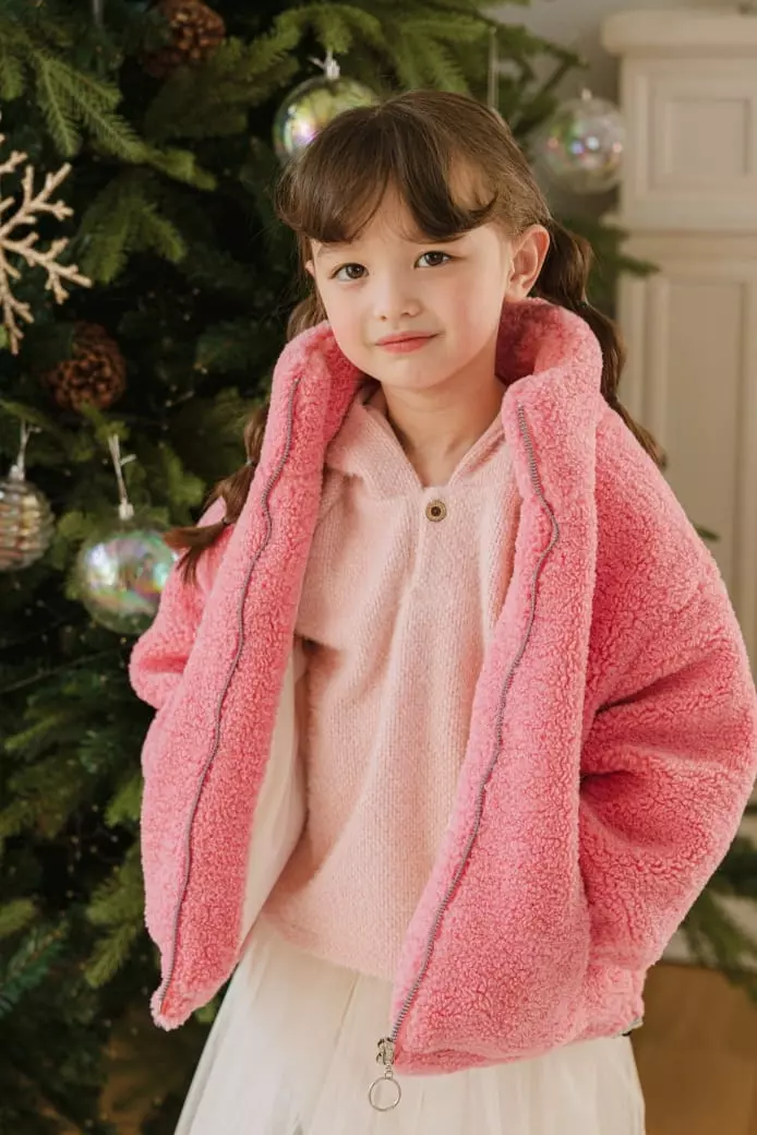 Pink Berry - Korean Children Fashion - #discoveringself - Rabbir Fleece Jumper - 11