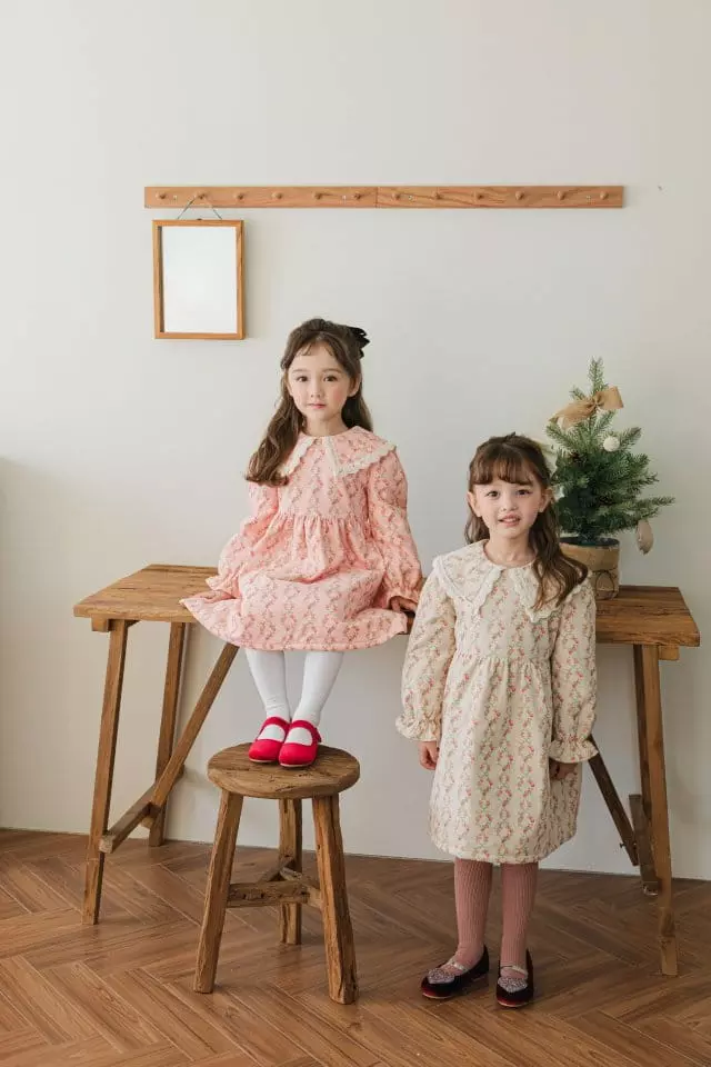 Pink Berry - Korean Children Fashion - #designkidswear - Rose One-piece - 4