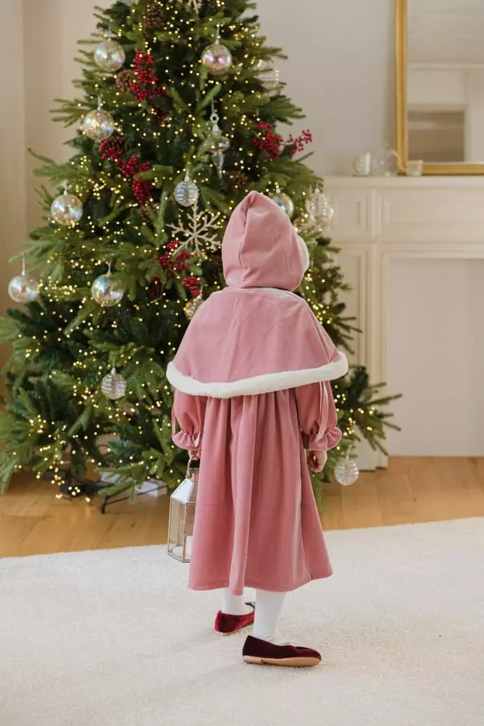 Pink Berry - Korean Children Fashion - #fashionkids - Holly Hat Cape - 7