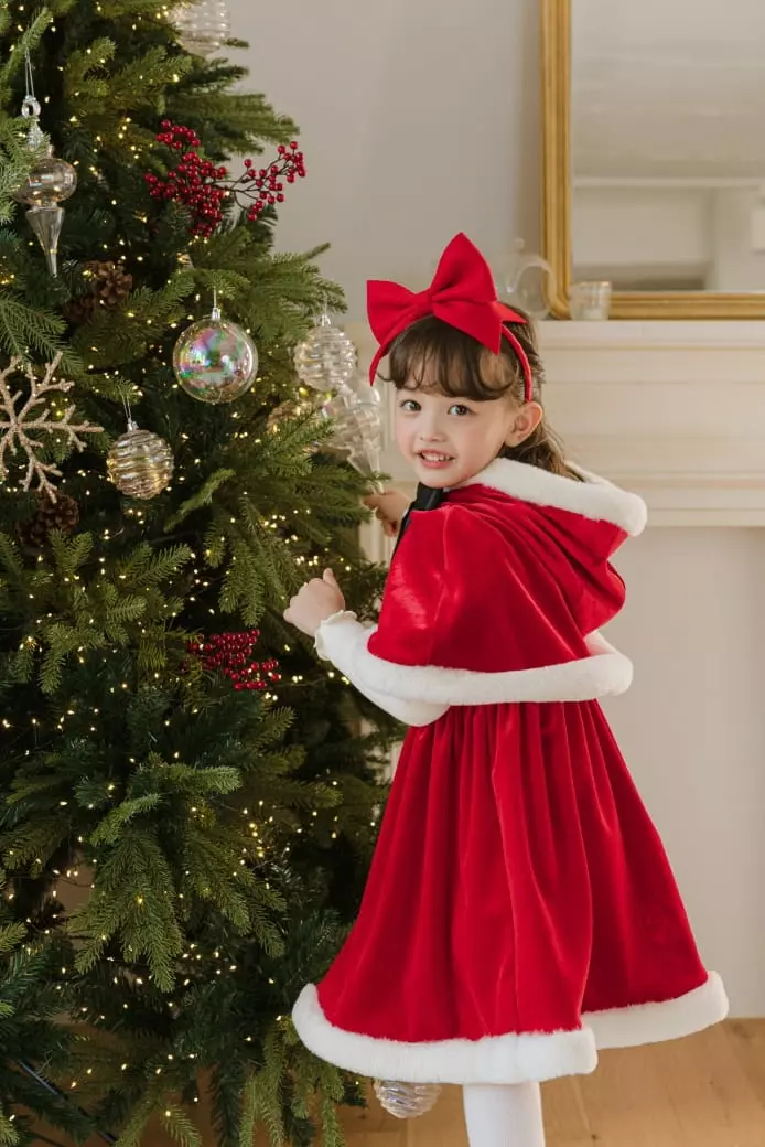 Pink Berry - Korean Children Fashion - #kidsshorts - Holly Hat Cape - 8