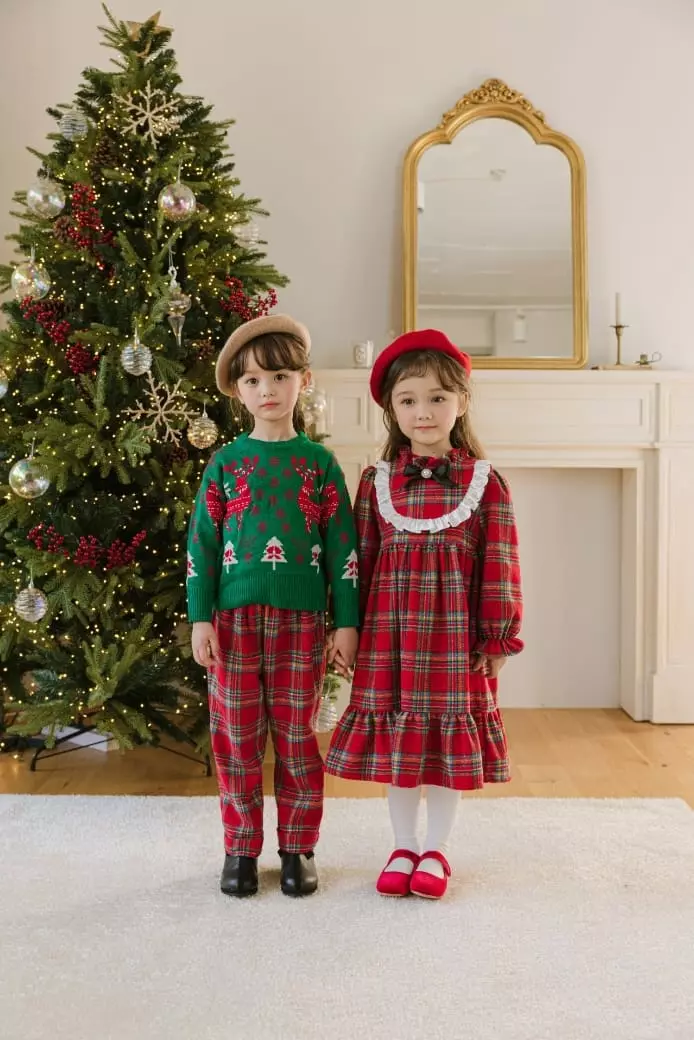 Pink Berry - Korean Children Fashion - #kidsshorts - Rudolf Knit Tee - 3