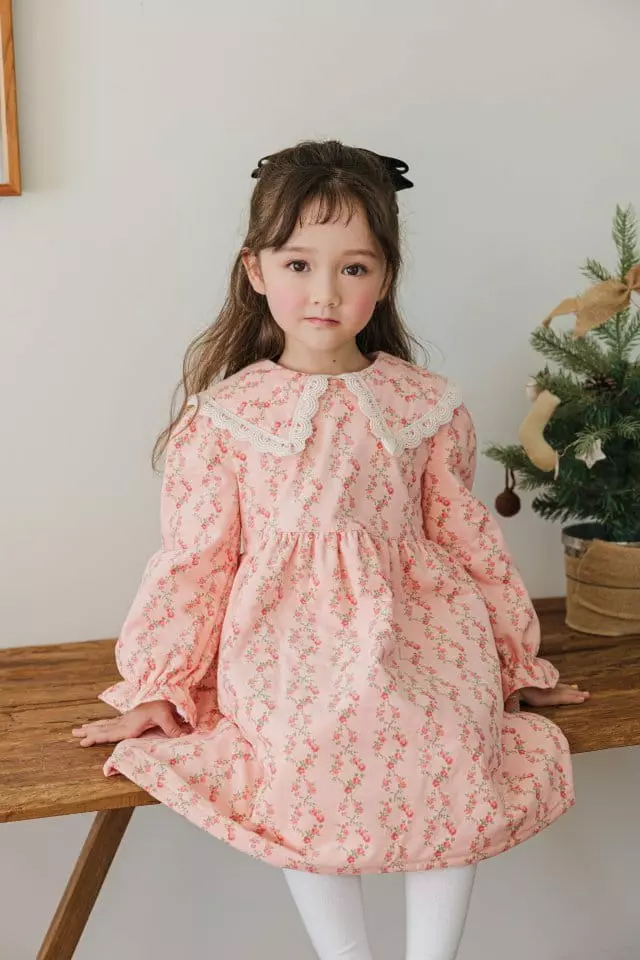 Pink Berry - Korean Children Fashion - #kidsshorts - Rose One-piece - 6