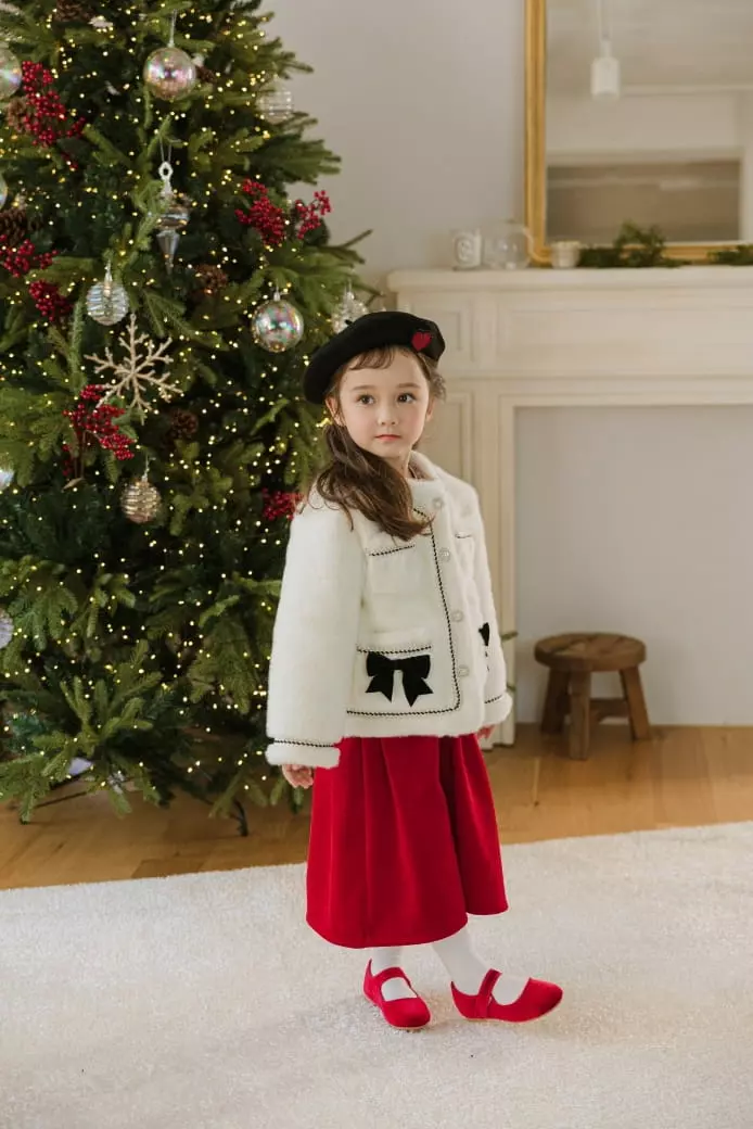 Pink Berry - Korean Children Fashion - #kidzfashiontrend - Coco Mink Coar - 2