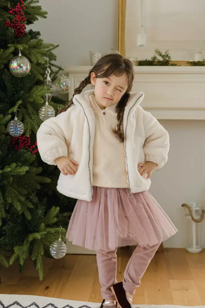 Pink Berry - Korean Children Fashion - #magicofchildhood - Rabbir Fleece Jumper - 2