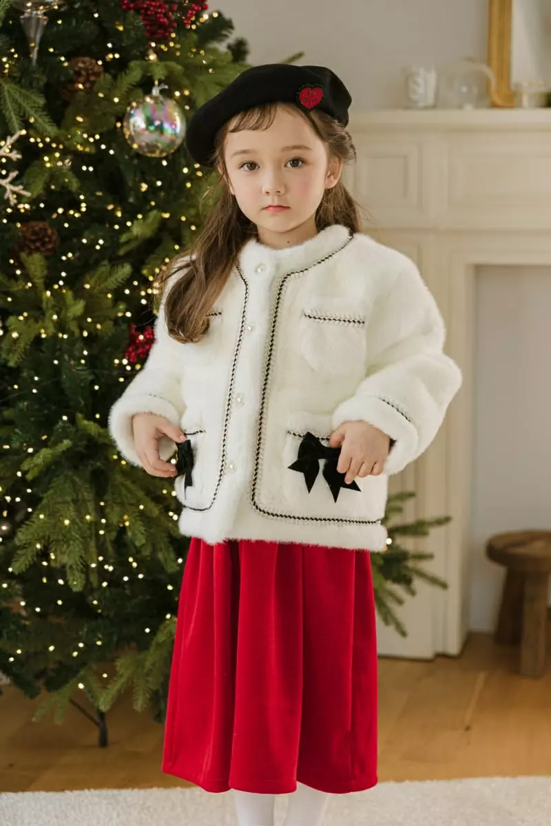 Pink Berry - Korean Children Fashion - #magicofchildhood - Coco Mink Coar - 5