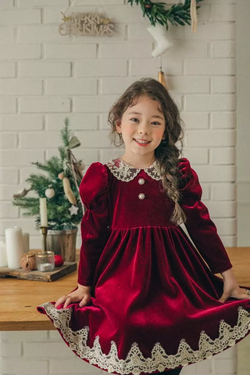 Pink Berry - Korean Children Fashion - #magicofchildhood - Shangt One-piece - 3
