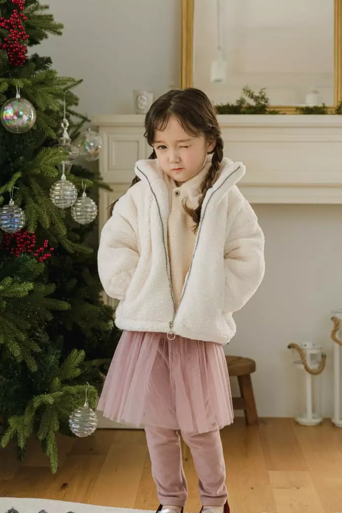 Pink Berry - Korean Children Fashion - #minifashionista - Rabbir Fleece Jumper - 3