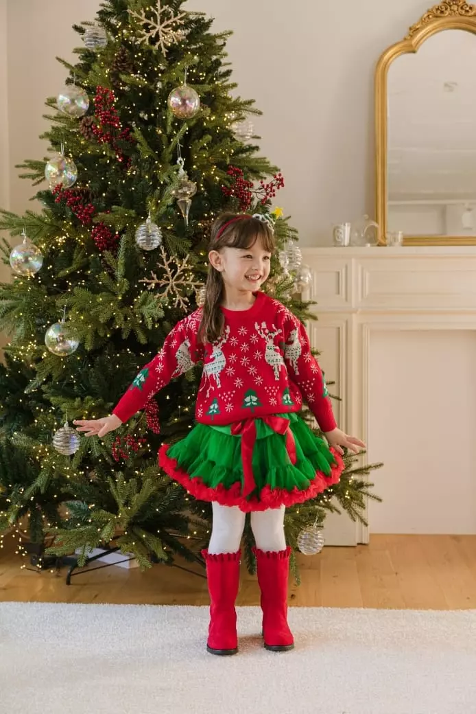 Pink Berry - Korean Children Fashion - #minifashionista - Rudolf Knit Tee - 9
