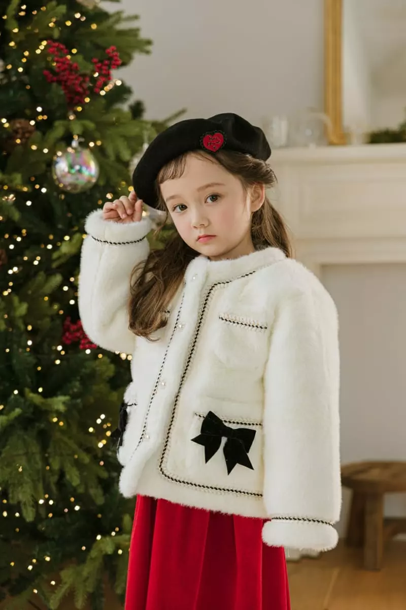 Pink Berry - Korean Children Fashion - #minifashionista - Coco Mink Coar - 6