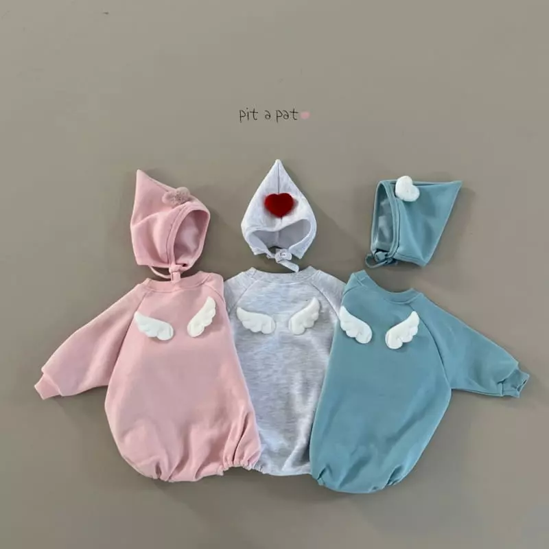 Pitapat - Korean Baby Fashion - #babyboutique - Baby Angel Bodysuit - 10