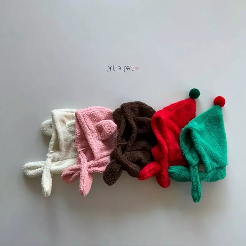 Pitapat - Korean Baby Fashion - #babyboutique - Santa Hoody Neck Warmer - 3