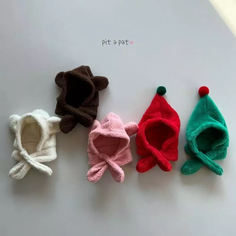 Pitapat - Korean Baby Fashion - #babyboutique - Santa Hoody Neck Warmer - 4