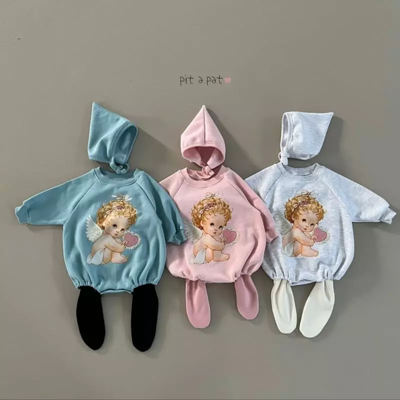 Pitapat - Korean Baby Fashion - #babyboutiqueclothing - Baby Angel Bodysuit - 11