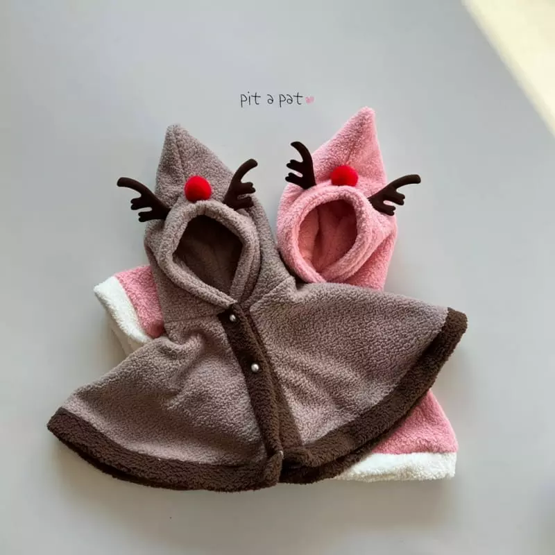 Pitapat - Korean Baby Fashion - #babyboutiqueclothing - Rudolf Cape - 3