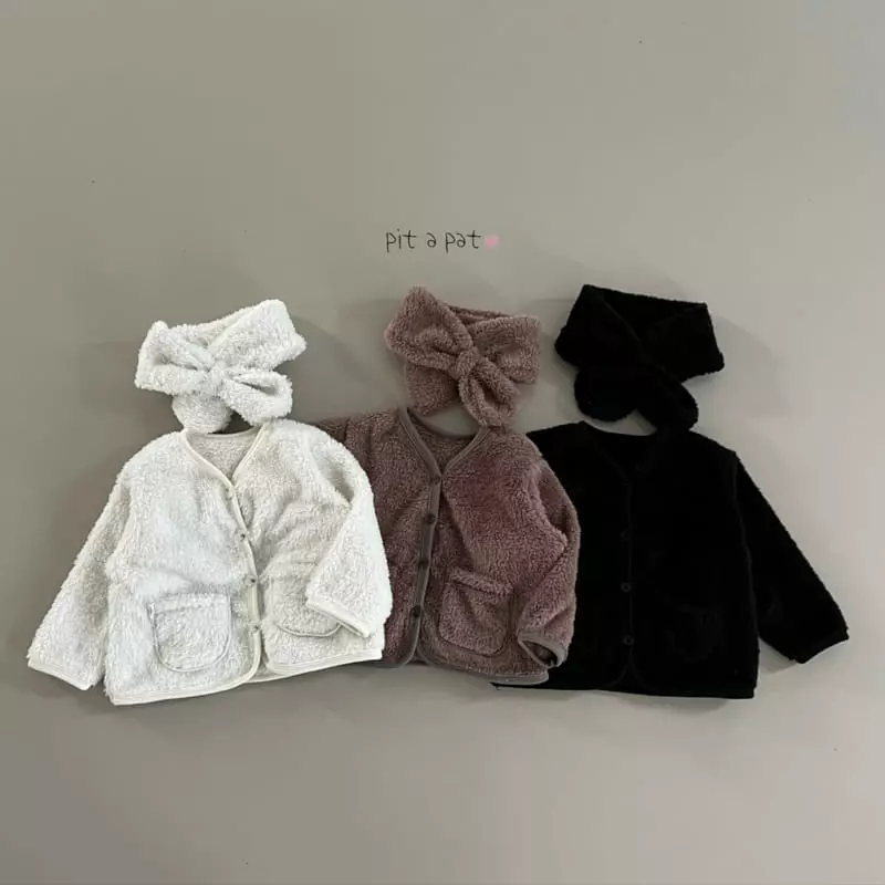 Pitapat - Korean Baby Fashion - #babyclothing - Cozy Neck Warmer Set - 2