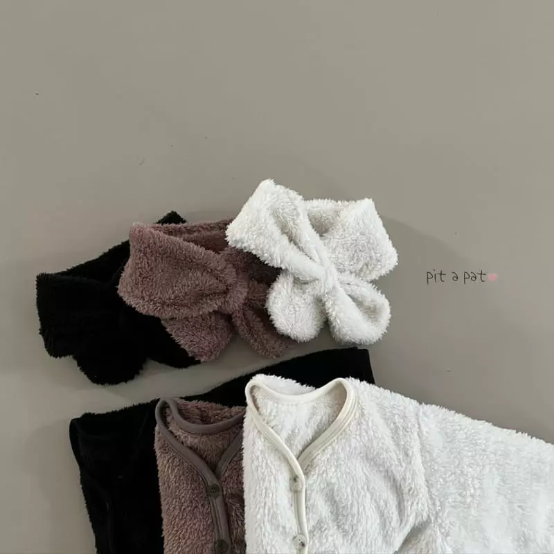 Pitapat - Korean Baby Fashion - #babyfashion - Cozy Neck Warmer Set - 3