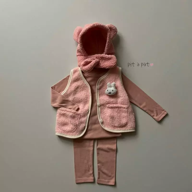 Pitapat - Korean Baby Fashion - #babyfashion - Bear Hoody Neck Warmer - 8