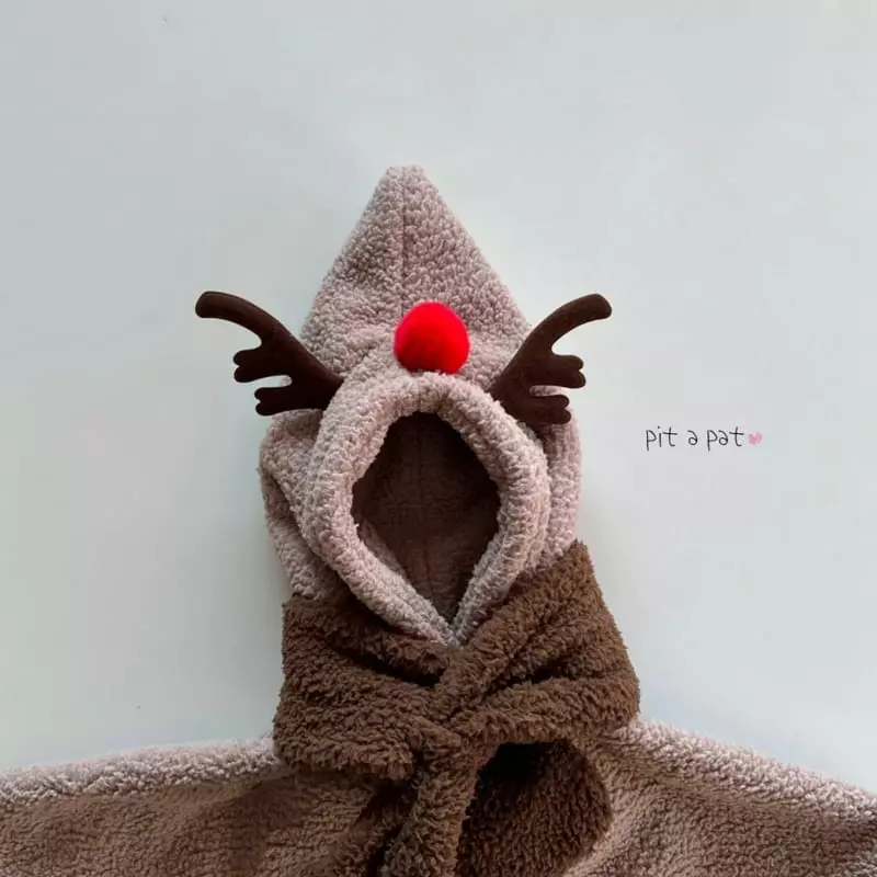 Pitapat - Korean Baby Fashion - #babyfashion - Rudolf Cape - 5