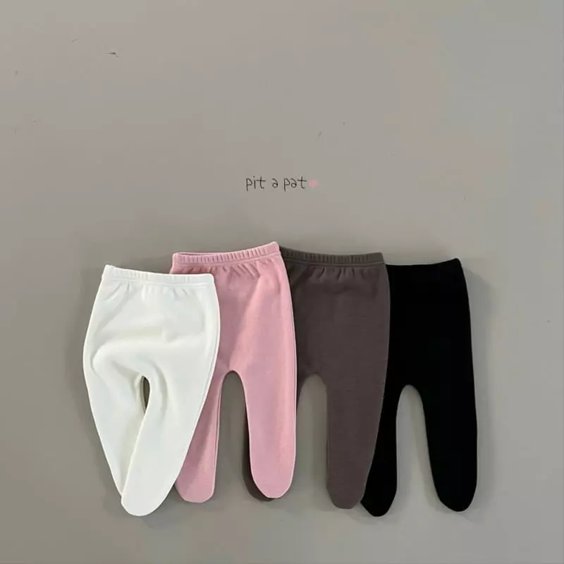 Pitapat - Korean Baby Fashion - #babyfever - Dotom Foot Leggings - 3