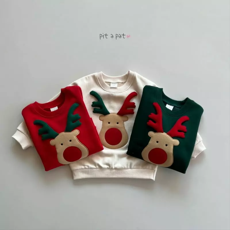 Pitapat - Korean Baby Fashion - #babyfever - Color Fleece Sweatshirt - 2