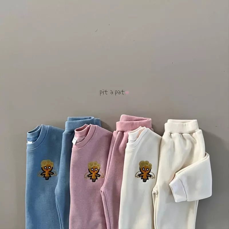 Pitapat - Korean Baby Fashion - #babygirlfashion - Angel Top Bottom Set - 2