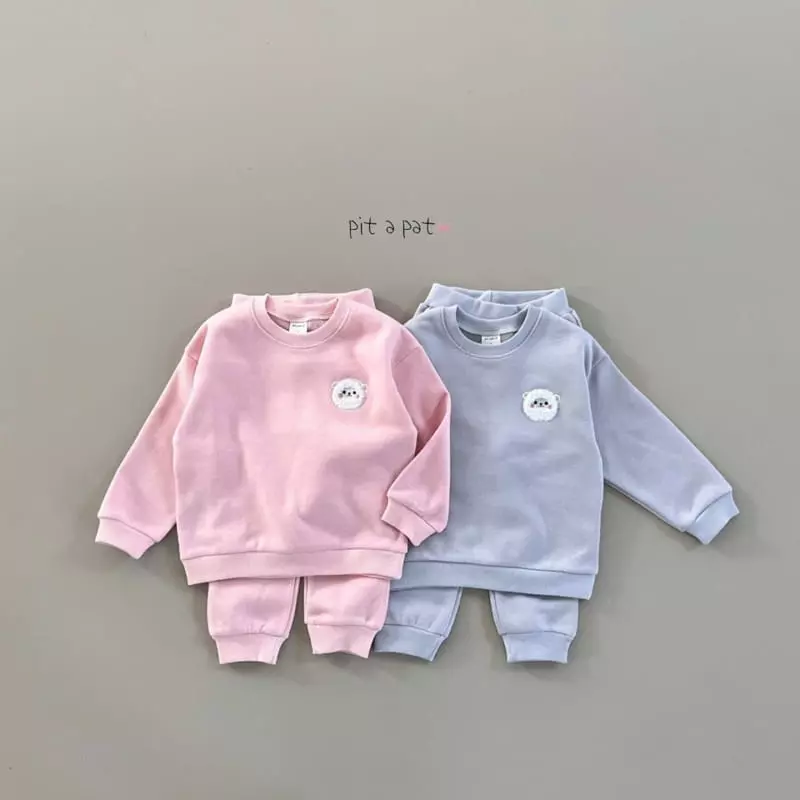 Pitapat - Korean Baby Fashion - #babygirlfashion - Baby Fleece Top Bottom Set