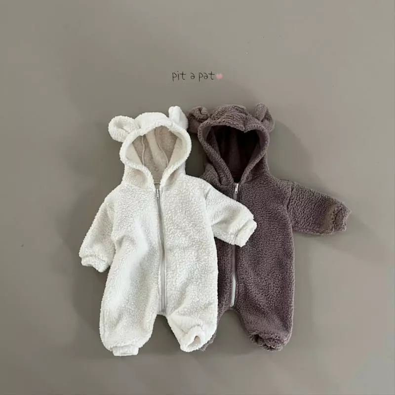 Pitapat - Korean Baby Fashion - #babygirlfashion - Bbogle Bear Bodysuit - 2