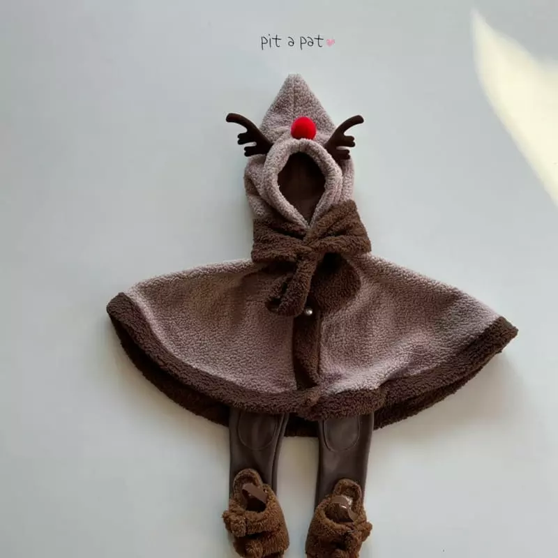 Pitapat - Korean Baby Fashion - #babygirlfashion - Rudolf Cape - 7