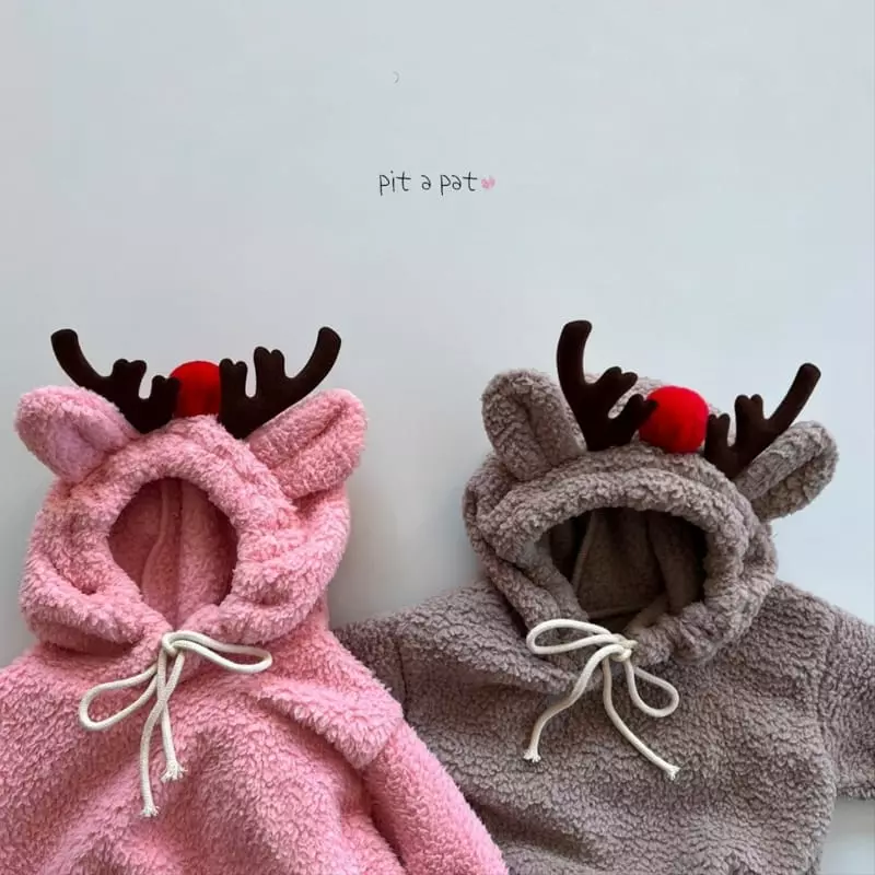 Pitapat - Korean Baby Fashion - #babygirlfashion - Rudolf Bhoody Bodysuit - 5